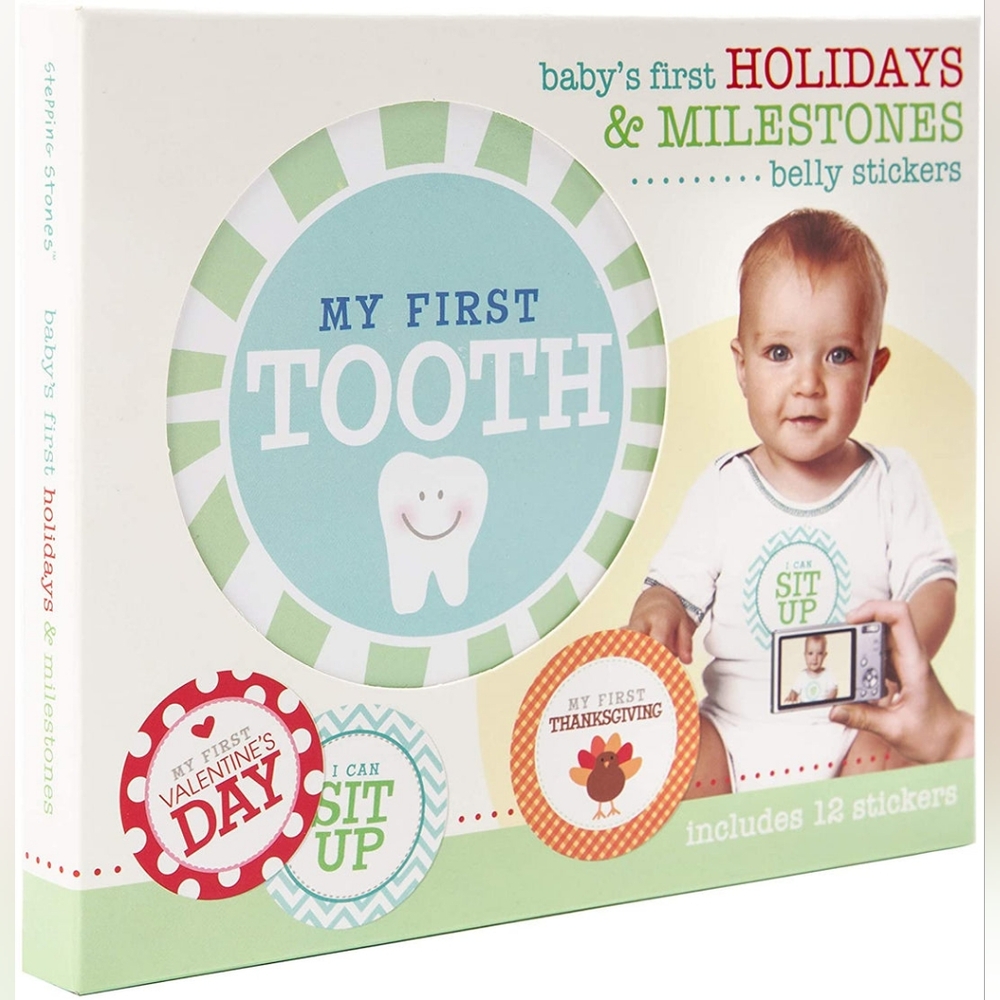 NEW Baby's First Holidays & Milestones Belly Stickers